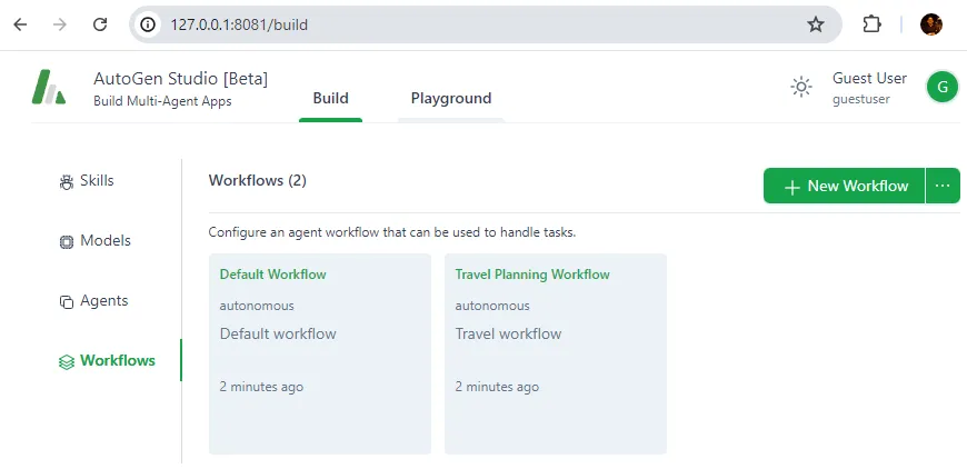 AutoGen Studio Beta